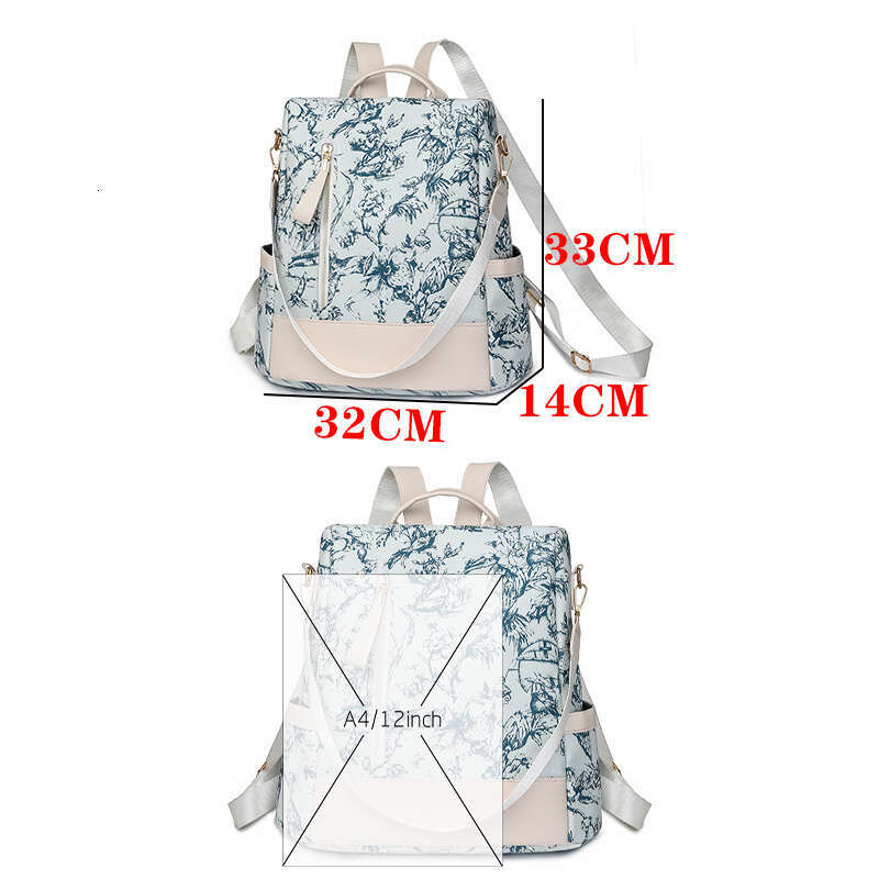 2025 Women's Anti Theft Backpack Wash Leather School Bookbags For Girls Bagpack Large Capacity Designer Travel Rucack Mochilas