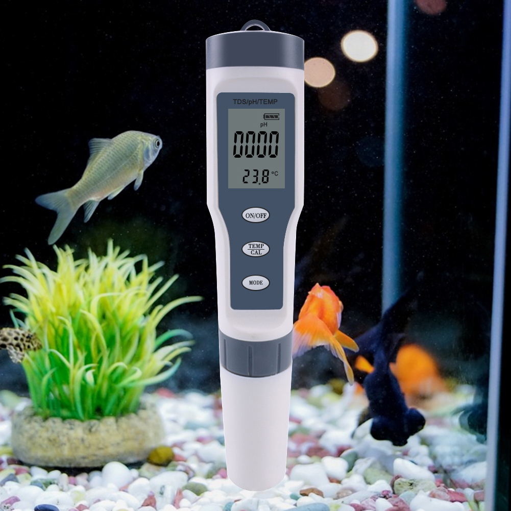 7 in 1 Digital Water Quality Tester Drinking Water PH TDS Meter Salinity S.G Temperature EC Meter for Pool Aquariums PH Test Pen