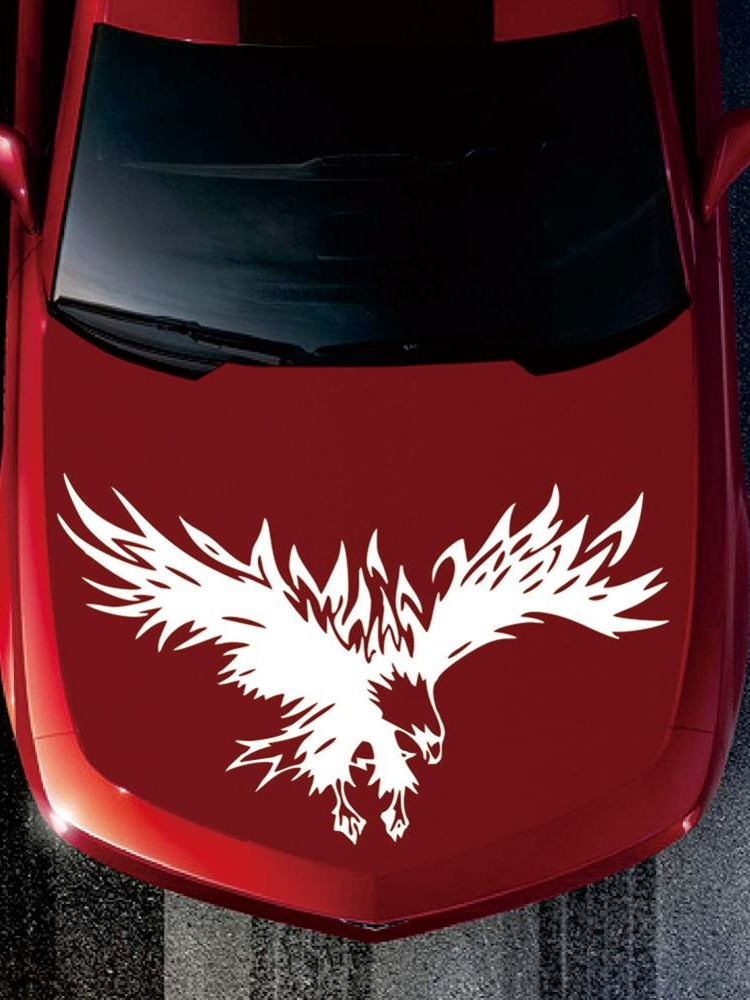 LYKX Personality Animal Eagle Car-Styling Car Door Vinyl Decal and Decals Hood Sticker Universal