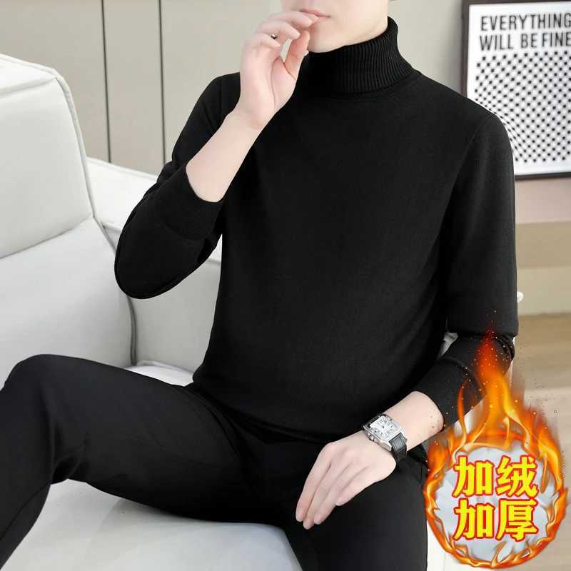 2024 Autumn/Winter New Solid Color Turtle Neck and Wool Thick Warm Knitted Fabric W2411111