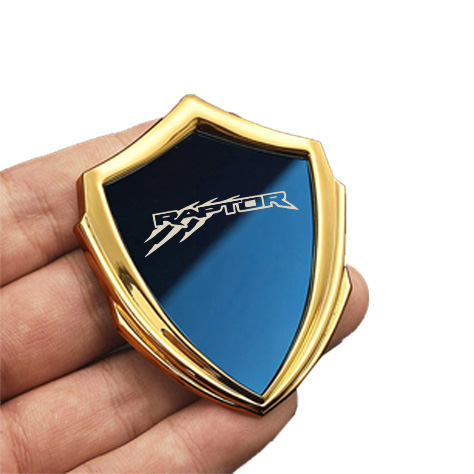 3D Metal Flag Emblem Badge Decals Sticker Car Windows for Ford Raptor Svt Svi