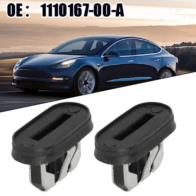 P9JC Car Bumper Leaf Plate Lining Buckle Adjustable Fasteningfor Model 3 1110167-00-A