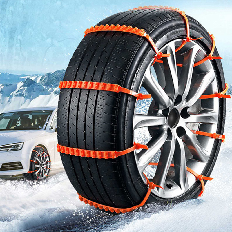 Anti-Skid Cable Ties Car Winter Anti-Slip Tyre Chains Outdoor Snow Tire Anti Skid Chain Emergency Accessories