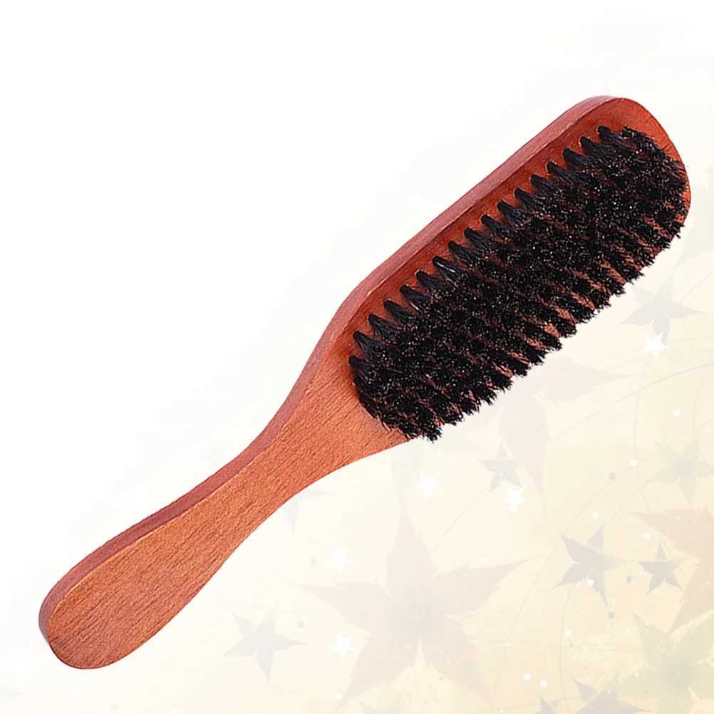 Smooth back hair brush hair comb beauty tool bristle wood smooth W241112