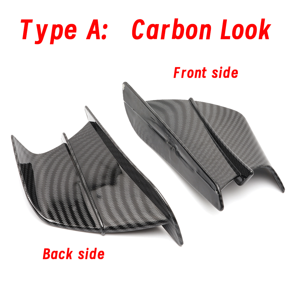 For BMW R1200GS R1250GS S1000R S1000RR S1000XR R1200RS R1250RS Front Side Winglet Deflector Aerodynamic Wing Spoiler Accessories