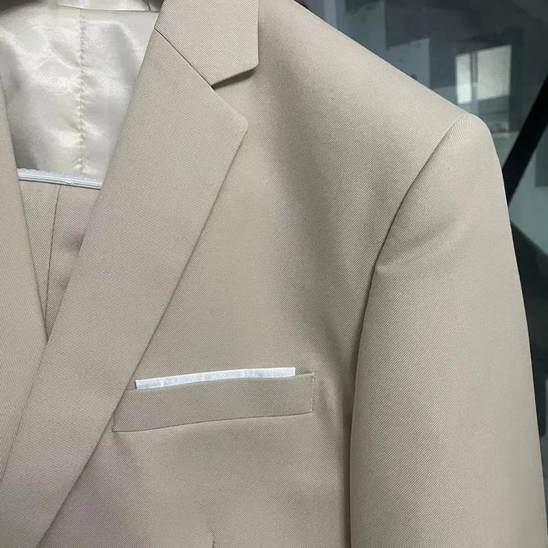 Classic mens ultra-thin fit formal 2 button jacket vest pants 3 pieces business wedding dress mens fashion mens suit 241112