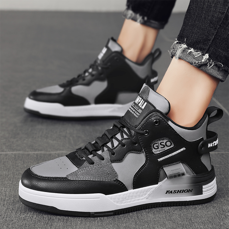 Brand Men's High-top Sneakers Non-slip Basketball Shoes High Quality Casual Shoes For Men Breathable Male Sports Tennis Shoes