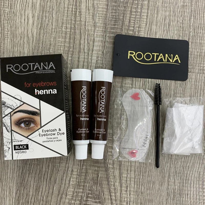 1pcs HENNA EYEBROWS TINT Professional Brow Dye Cream Makeup Waterproof Long-lasting Dye Tattoo Cream Henna Eyebrow brow liner beada