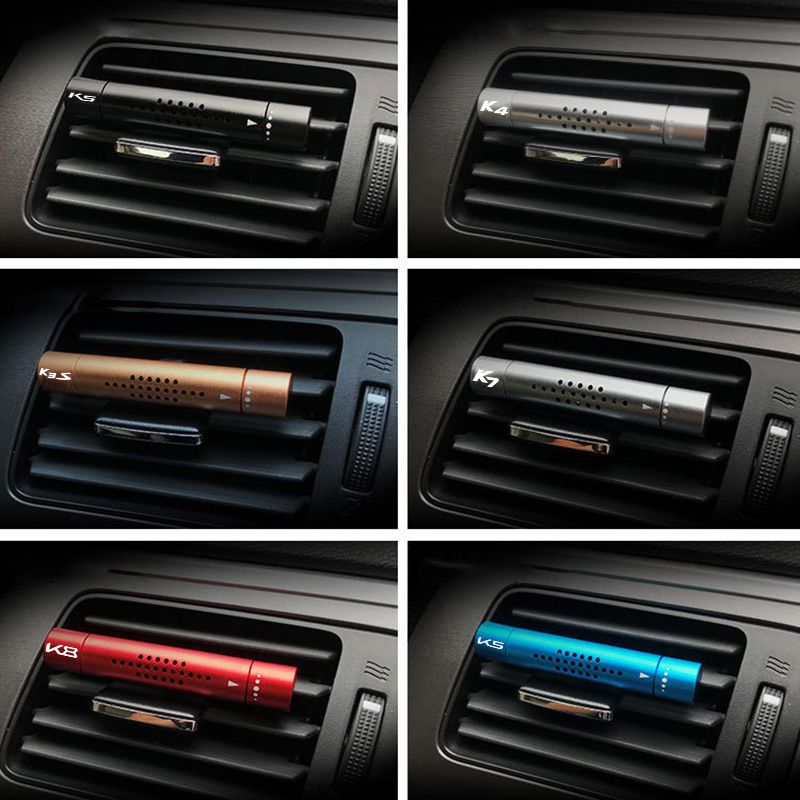 Car Aromatherapy Air Freshener for Kia K2 K3 K4 K5 K7 K8 EV6 Interior Vent Perfume Solid Fragrance Cores Stick Auto Accessories da048