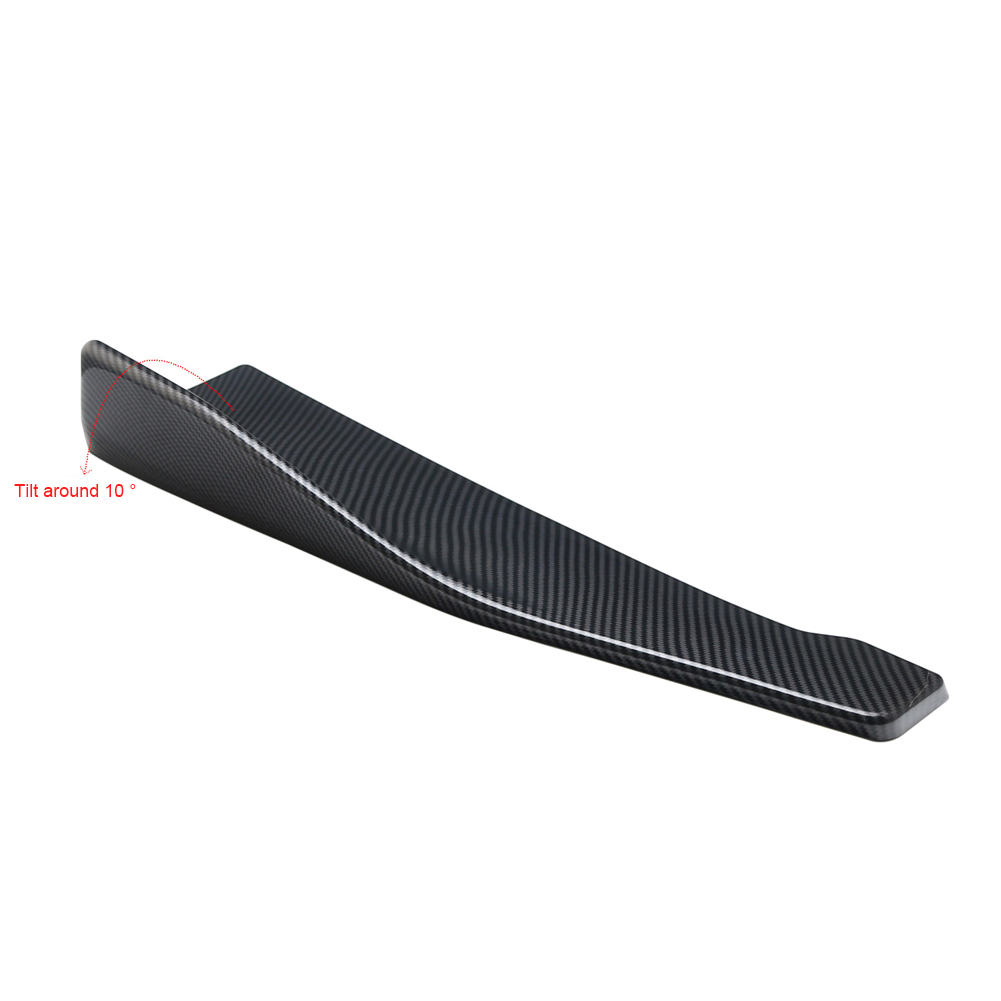 Universal Car Side Skirt Spoiler 48CM Length Splitter Rear Bumper Diffuser Canard Protector Exterior Decoration