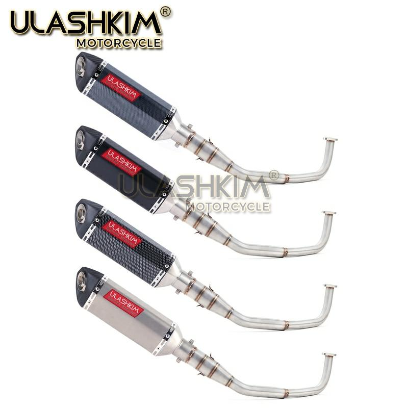 Slip On Middle Link Muffler For Honda SH125 SH150i SH125i SH150 SH 125 150I 2017-2020 Motorcycle Exhaust Mascape Full System 2cb33