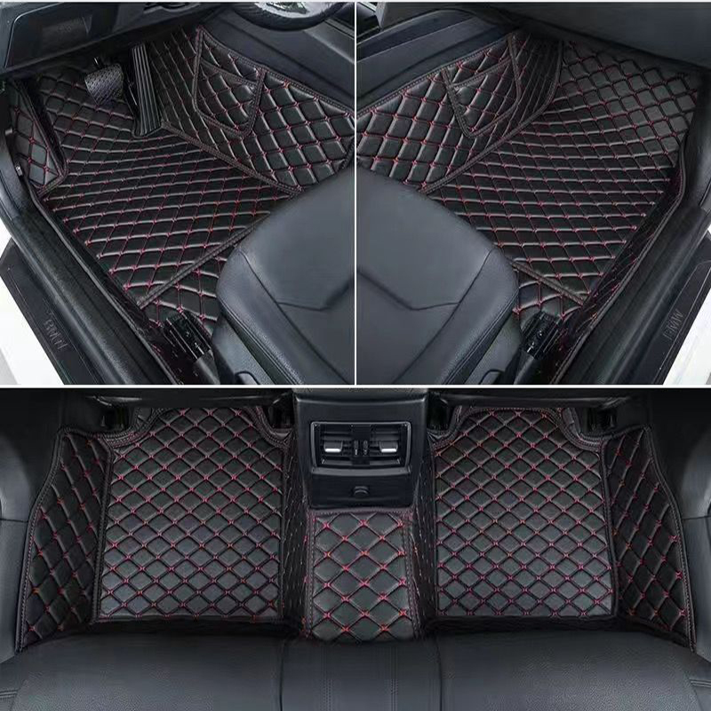 Artificial Leather Custom Floor Mats for 5 Series E39 1995-2004 E60 F10 G30 2017-2022 Car Accessories Interior Details