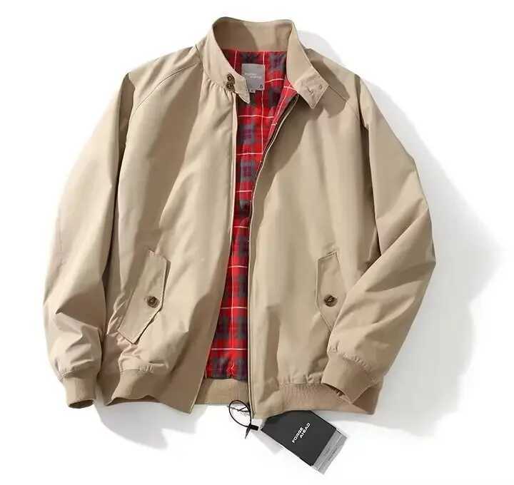 New Arrival Mens stand up collar casual zipper jacket outdoor sports jacket mens autumn and winter Ele business jacket Z241112
