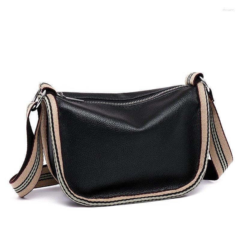 2025 NEW 2025 NEW 2025 NEW Bag Fashion Full PU Good Quality Autumn And Winter Women's Fashionable Simple Shoulder Wide Strap Crossbody zhanyishen