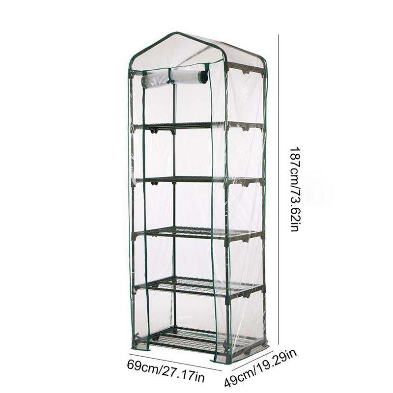Green House Coveer PVC Transparent Green Houses for Indoor, Grow Tent Weatherproof Portable Small Greenhouse for indoor outdoor
