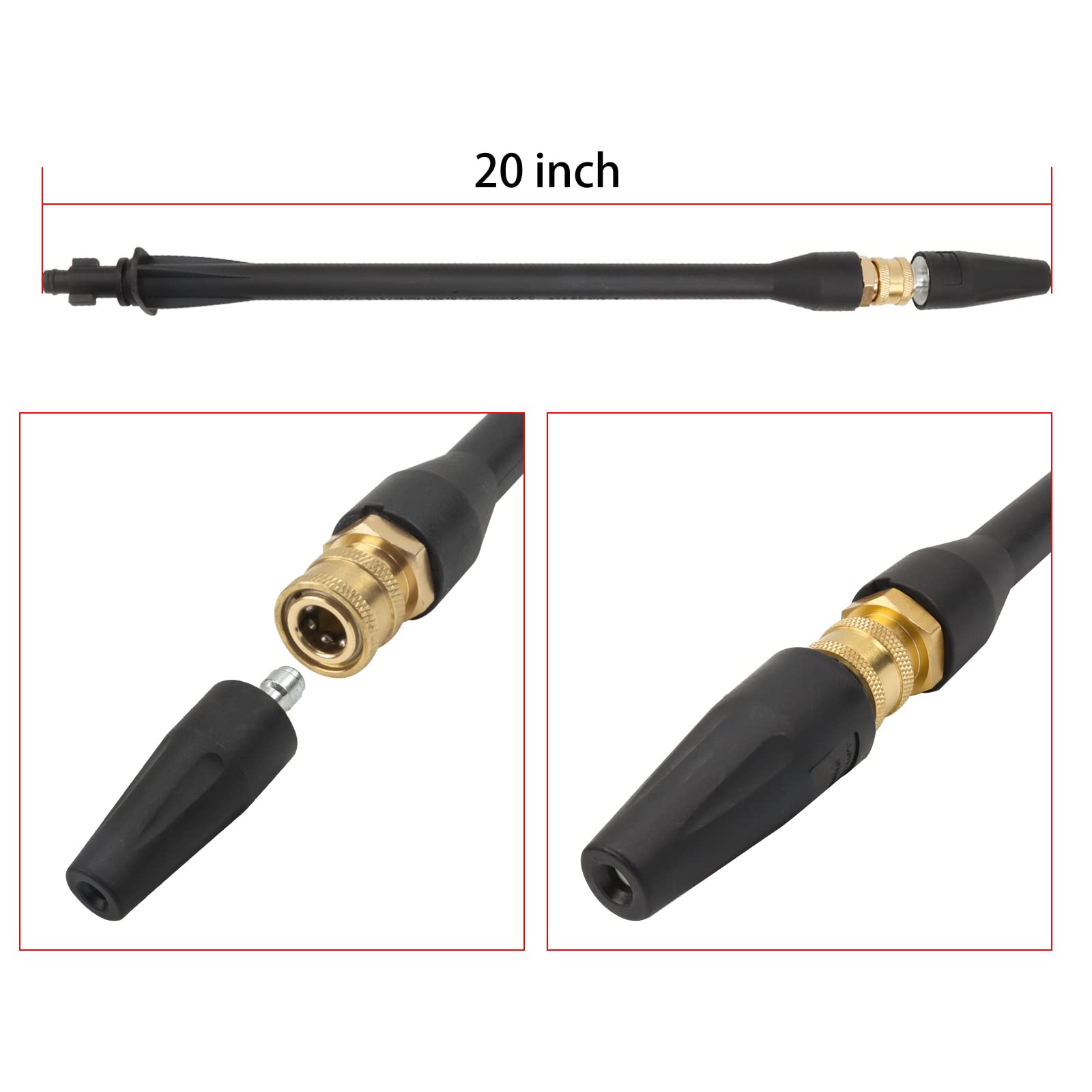 Washer Replacement Spray Wand Compatible With Husky Greenworks Utor28 Ryobi Homelite Portland Electric Pressure Washers