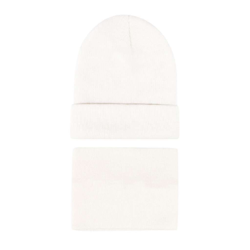 Women Winter Warm Cable Crochet Knit Style Trendy Cap Scarf Set Hat for Hiking