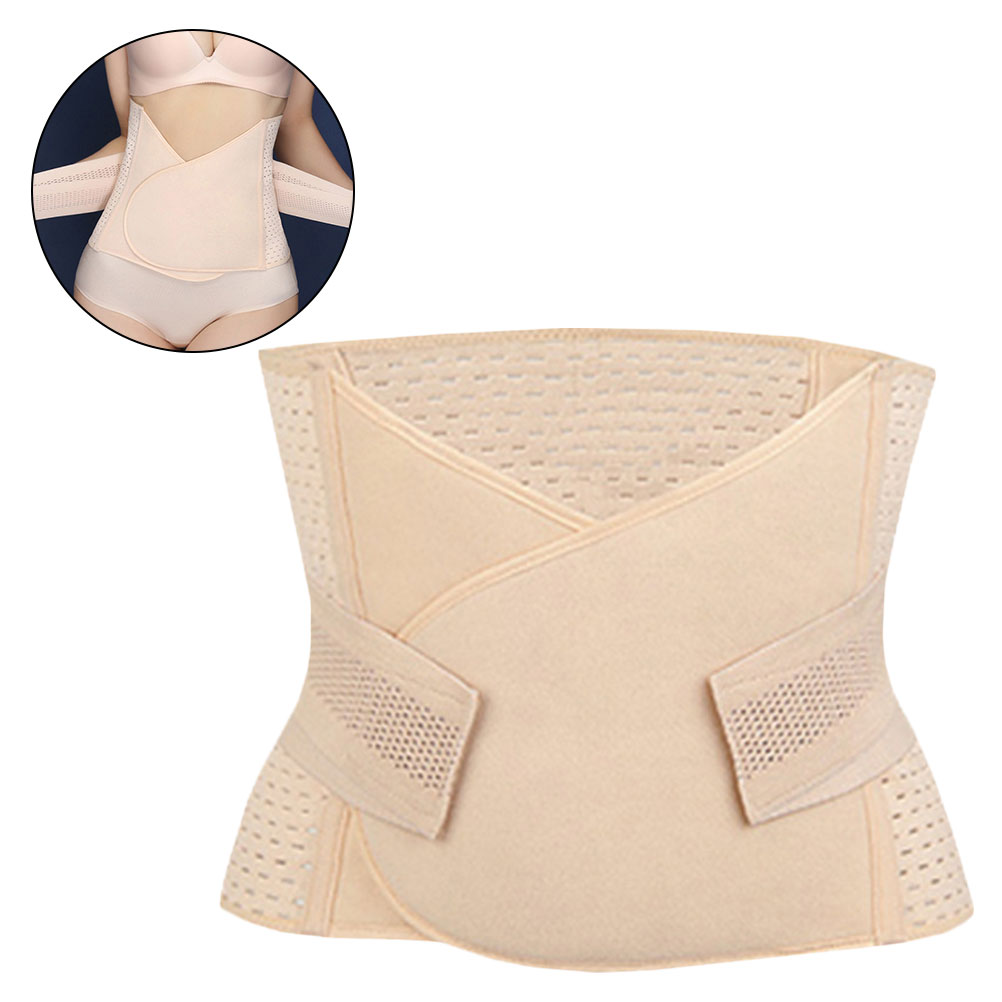 Post Belly Band Waist Peis Belt Shapewear Slimming Girdle Pregnancy After Birth Belly Abdomen Abdominal Binder Belly ( Flesh 7b634
