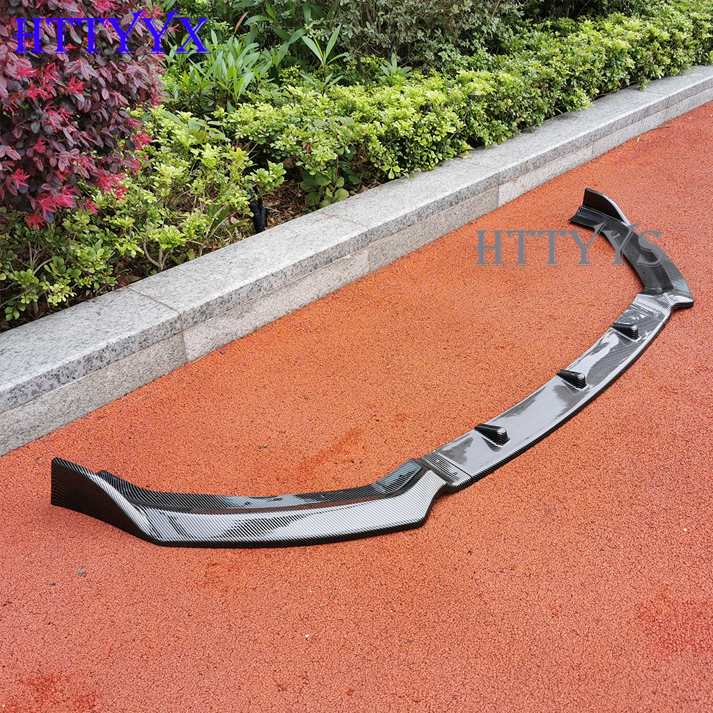 Gloss Black Car Front Bumper Splitter Lip Diffuser Body Kit Spoiler Guard For Audi A3 S3 8V S-Line 2017 2018 2019 2020