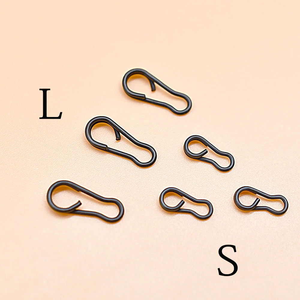 Swivel MNFT 20Pcs Fishing Snap Connector Quick Change ddmysmile Fish Hook Snaps Carp Terminal Fishing Accessories Smile