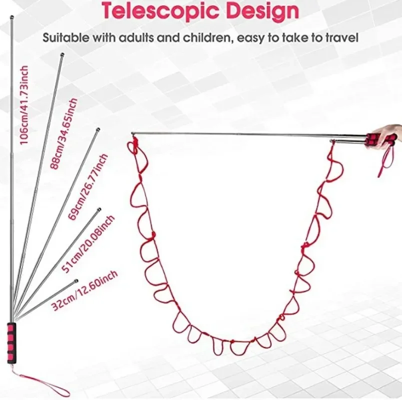 Double Pole Bubble Rope for Bubble Show Performance and Party DIY Decorations