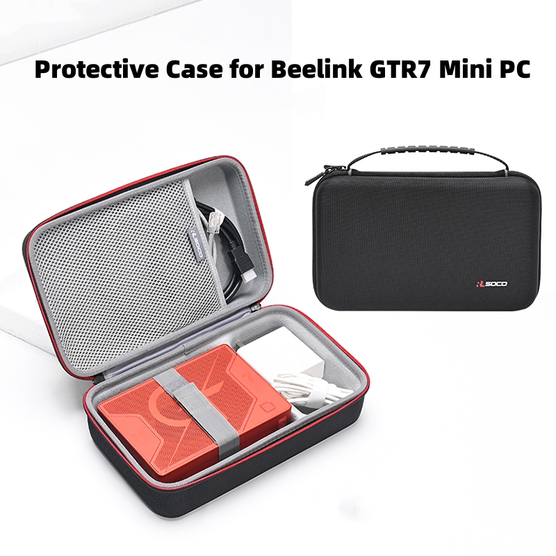Hard Travel Protective Case for Beelink GTR7 Mini PC Carrying Case, Travel EVA Carrying Pouch Cover Bag for Beelink GTR7 Mini PC 9323a