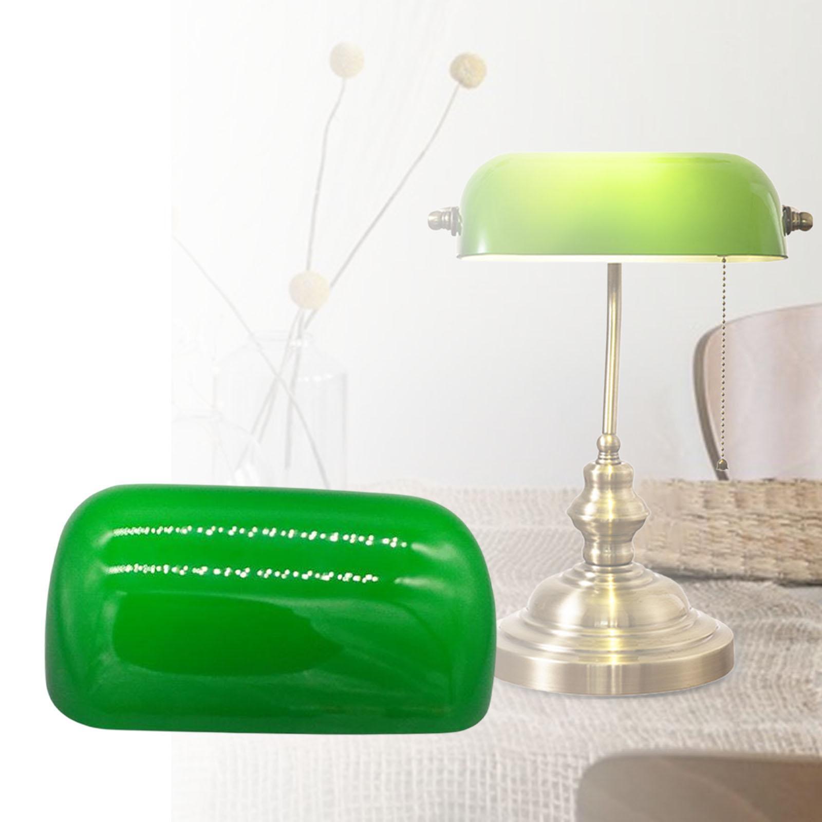 Green Glass Bankers Lamp Shade Replacement Cover Lampshade for Antique Lamp a779b
