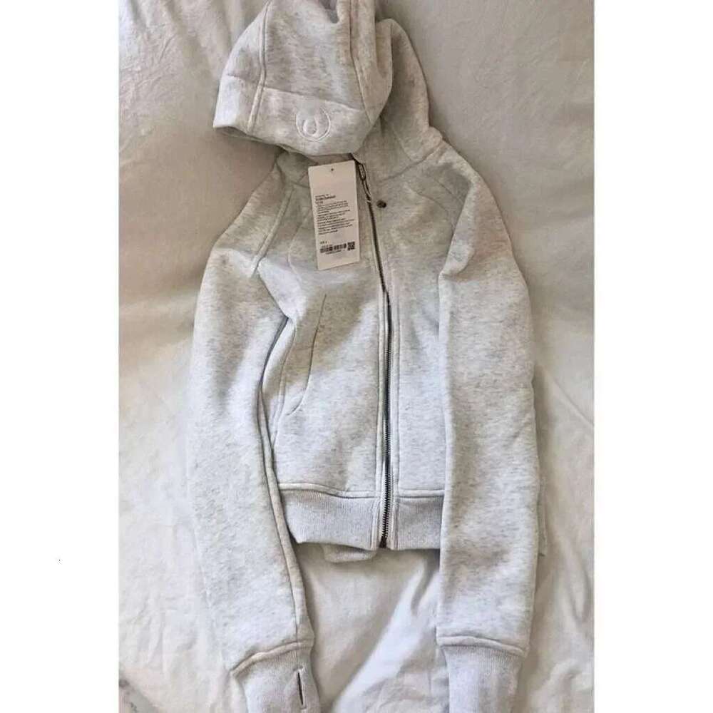 Yoga Wear Solid Color Hoodie Korean Version Casual Versatile Loose Zipper Short Women's Long Sleeve Jacket