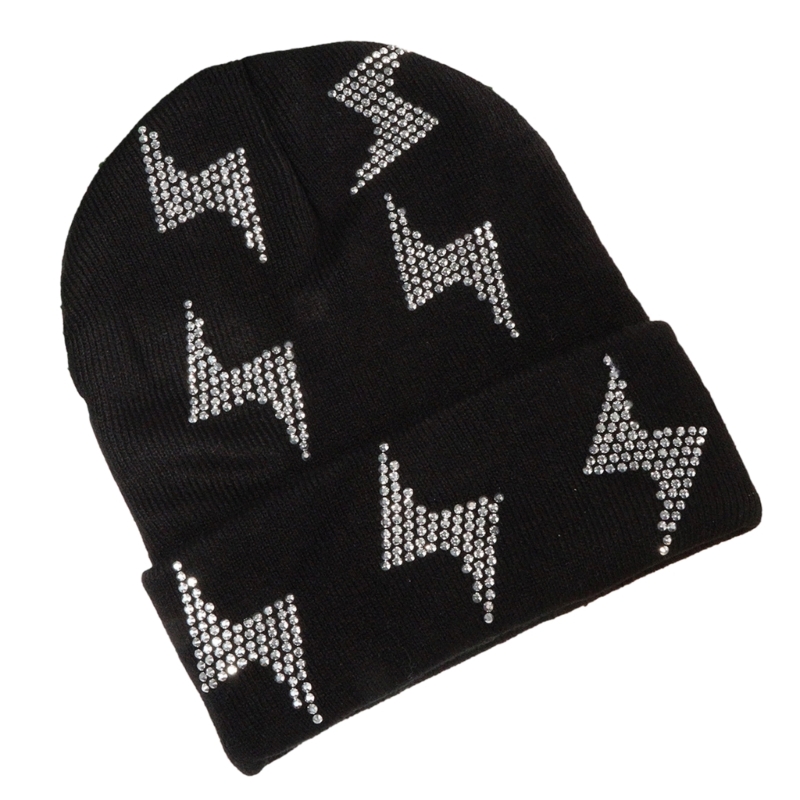 Multiple Color Teens Beanie Elastic Windproof Drill Ear Protector Hat Winter Cycling Skiing Supplies 57BD