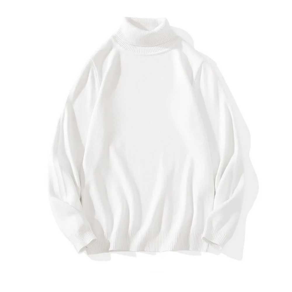 Winter wool warm pull strapless mens turtle neck sweater knitted sweater mens casual jumping slim fit couple sweater W2411111