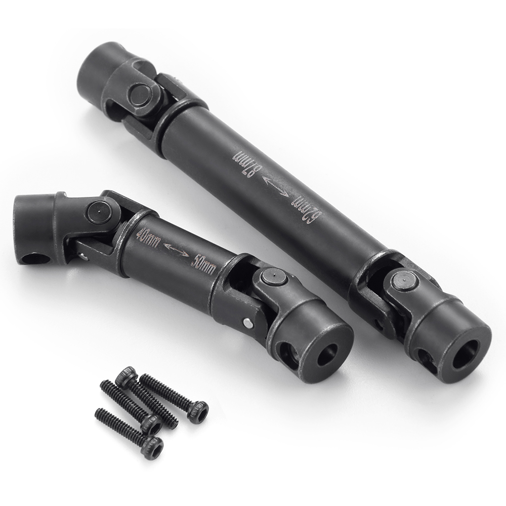 AXSPEED Steel CVD Drive Shafts Chassis Center Driveshaft for 1/18 RC Crawler Car TRX4M K10 High Trail Upgrade Parts