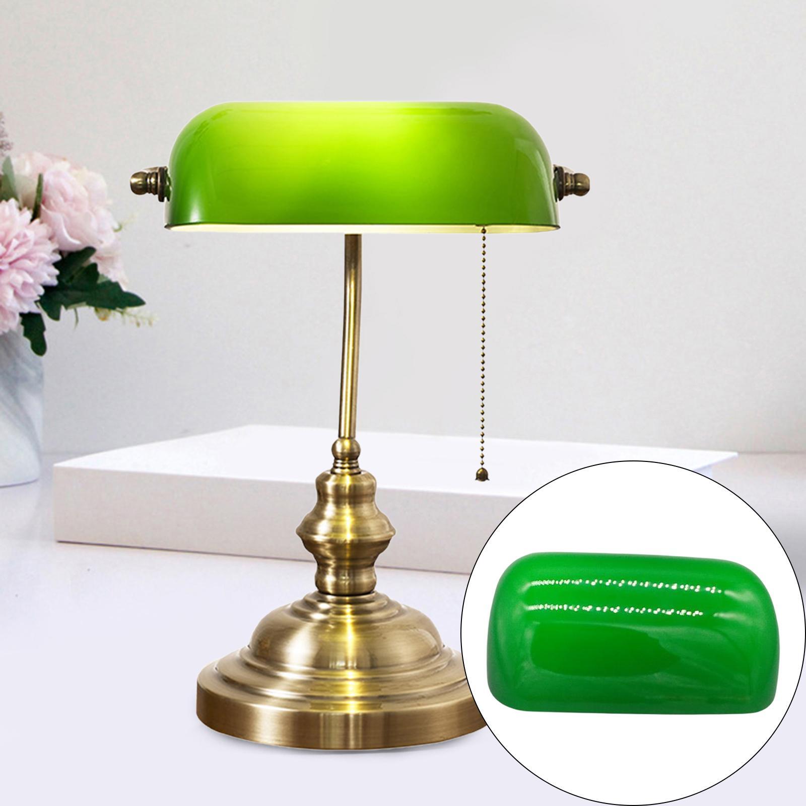 Green Glass Bankers Lamp Shade Replacement Cover Lampshade for Antique Lamp a779b