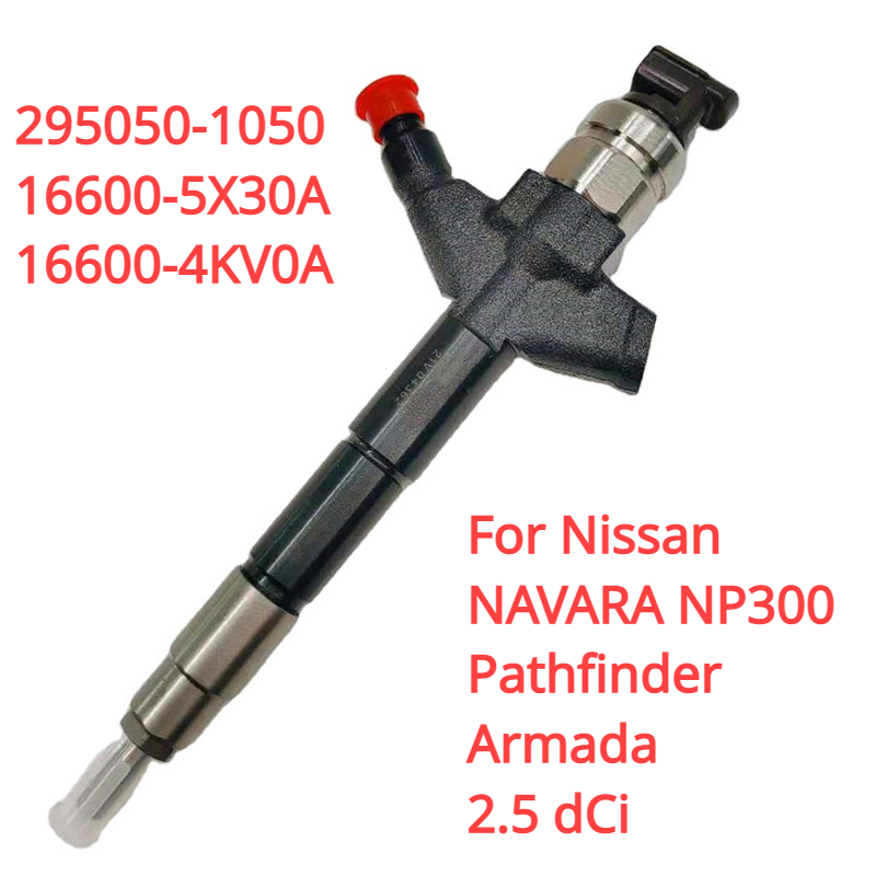 295050-1050 16600-5X30A 16600-4KV0A New Diesel Injector Nozzle For Denso Nissan NAVARA NP300 Pathfinder Armada 2.5 dCi
