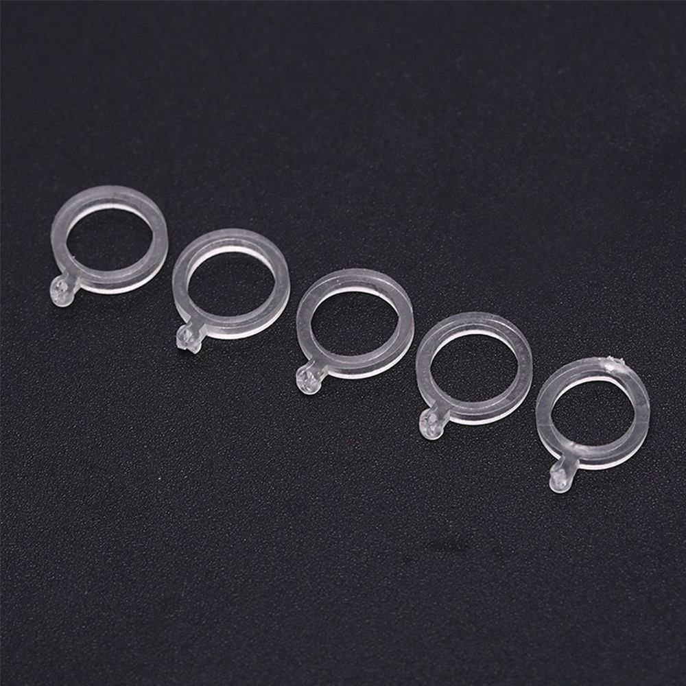100pcs White PE Pellet Lure Bait Bandage Elastic Baitbands for Carp fishing Pellets Bait Bander Holder Boilie Stops