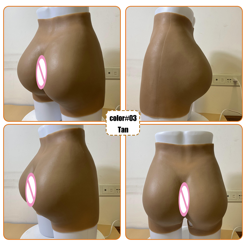 Silicone Buttocks Pants 2cm Enhancing Padded And Fake Big Hips 1cm Padding Sexy Ass Realistic Butt Shapers for African Women
