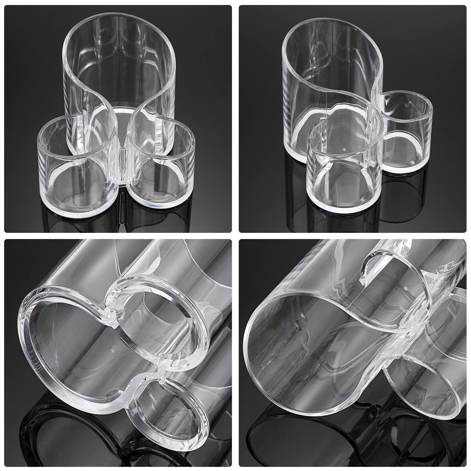 Makeup Brush Storage Bucket Clear Acrylic Vanity Pen Container Lipstick Eyeshadow Desktop Eyebrow Pencil Brush Storage Rack f1052 5 85b4b