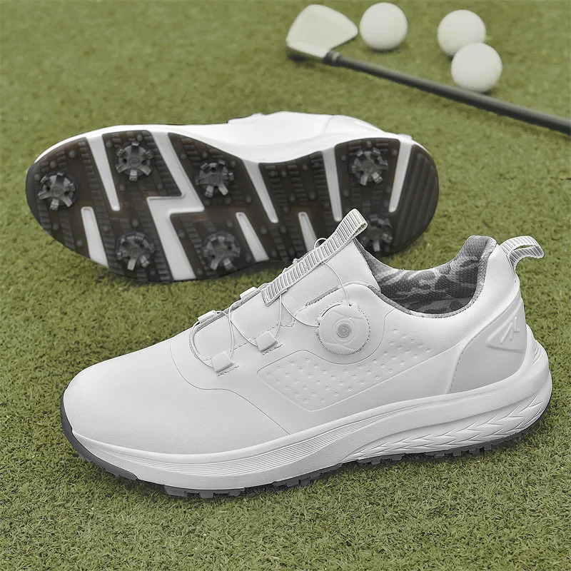 2024 Golf Shoes Men Waterproof Breathable Sneaker Spikeless Sports Walking outdoor sport Golfing Footwear 241112