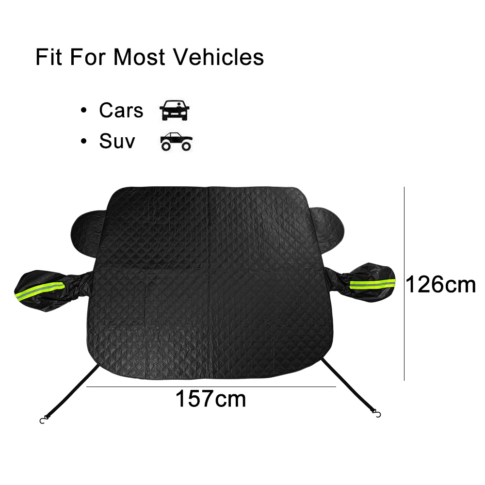 Car Thickened Snow Blocker Sunshade Mat For Voo Skoda Seat Smart Suzuki Ssangyong VW Golf Subaru Tesla Trumpchi SAAB Vauxhall