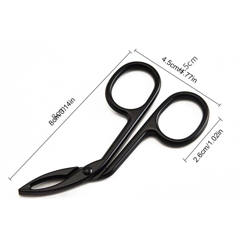 Accessories Makeup Beauty Tools Elbow Eyebrow Plucking Eyebrow Pliers Clip Scissors Tweezers Hairs Puller smile