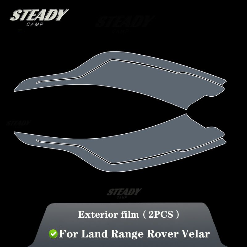 For Land Range Rover Velar 2018-2022 2023Car Exterior Headlight TPU Protective Anti-scratch Repair Film Accessories