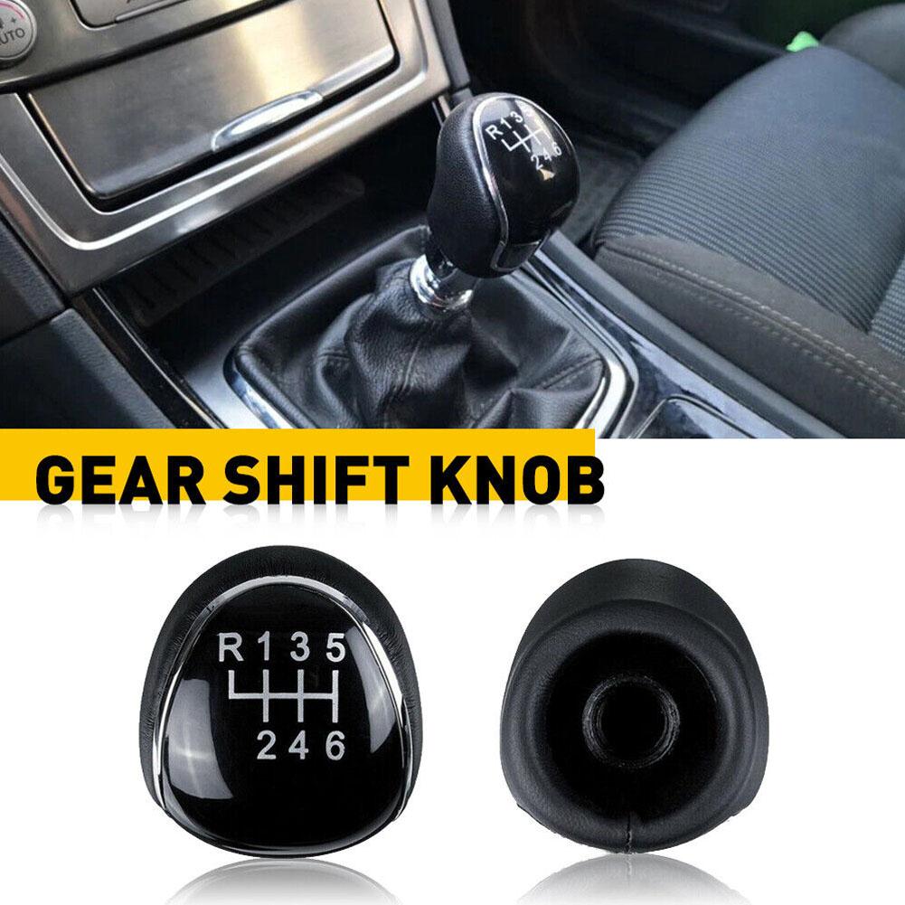 Speed Gear Shift Knob for FORD eo For S Max C Focus Kuga Leather Shifter Lever Arm Headball Car Accessories 5