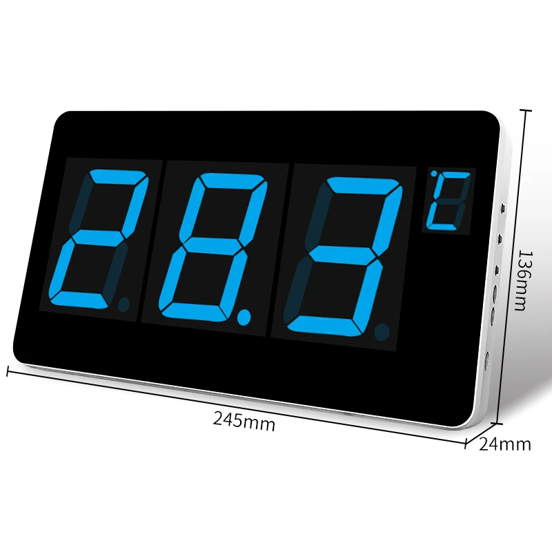 Digital Large Screen C/F Switch Thermometer with Probe Display for Water Temperature Measurement for Sauna Swimming Pools