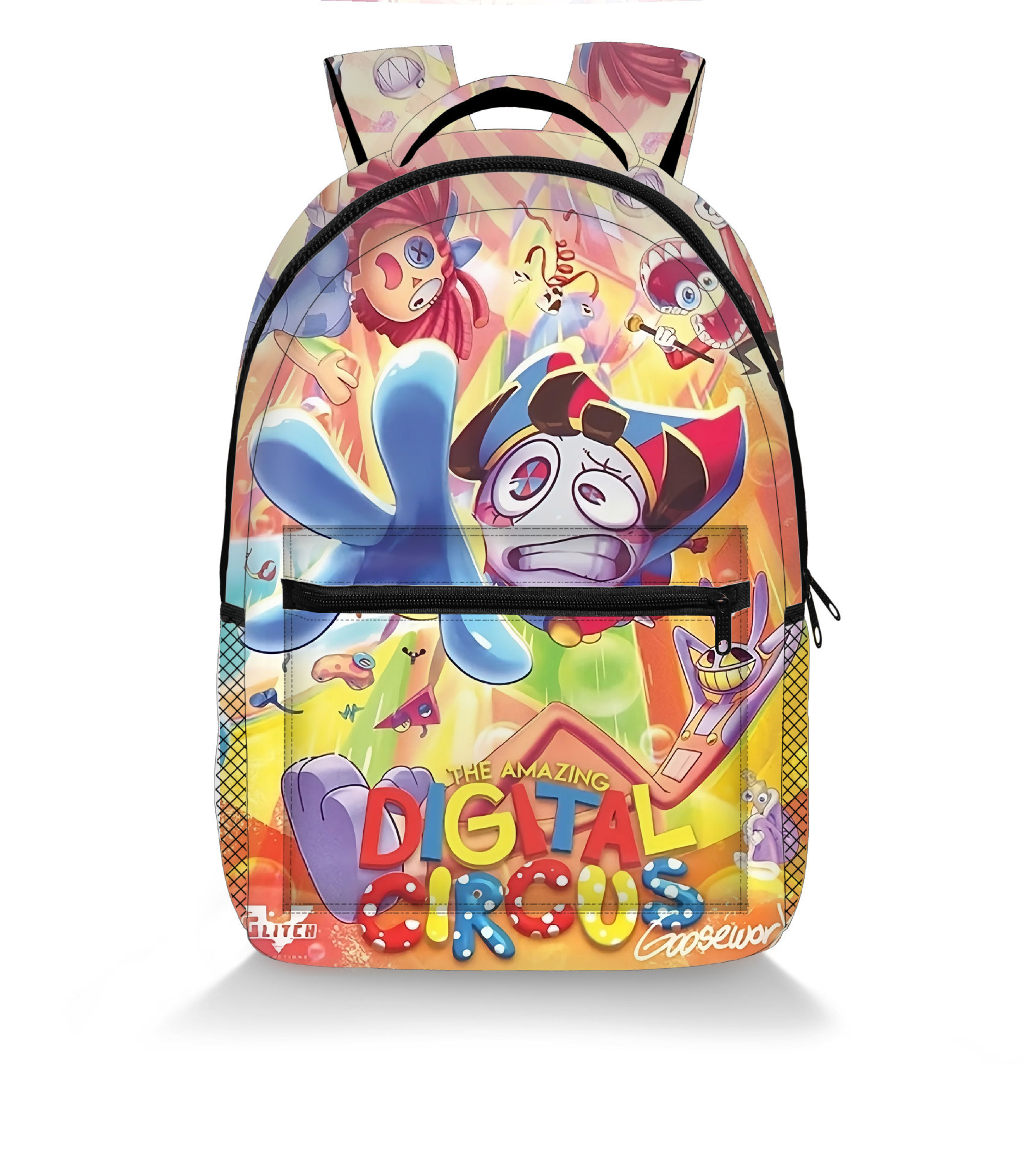 The Amazing Digital Circus Backpack Digital Circus School Backpack Multi Color Digital Circus School Bag Kids Christmas Gifts