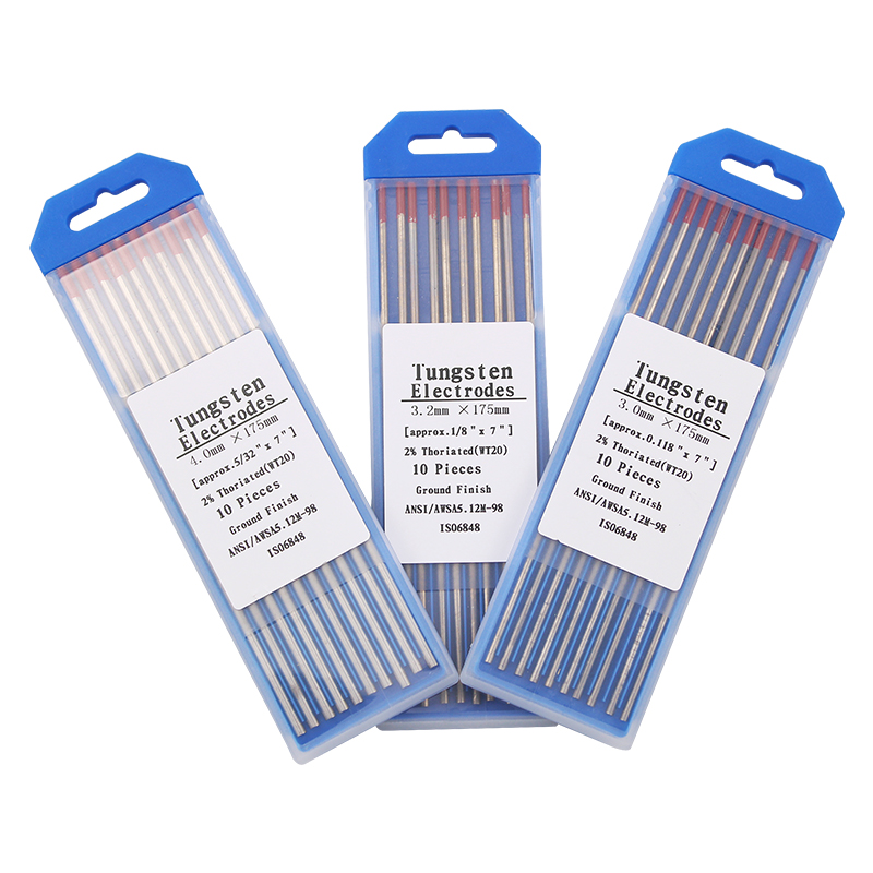 10pcs Red Color Code 175MM Tungsten Electrode Head Tungsten Needle/Rod for the TIG Welding Machine with TIG Function