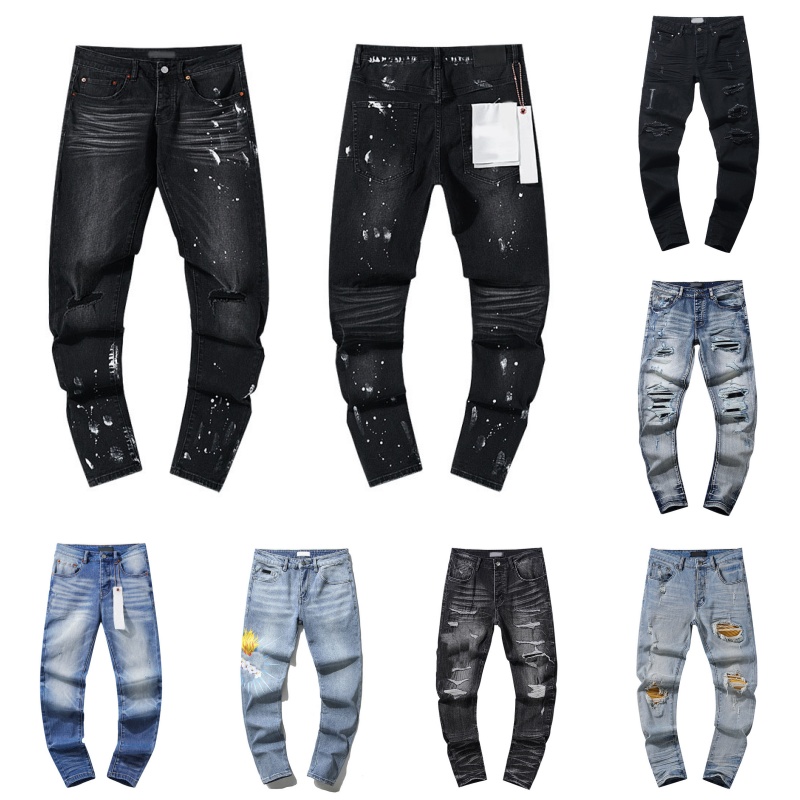 Men's Jeans Black American Retro Instagram Influencer Design Casual Y2k Tight Height Street Jeans