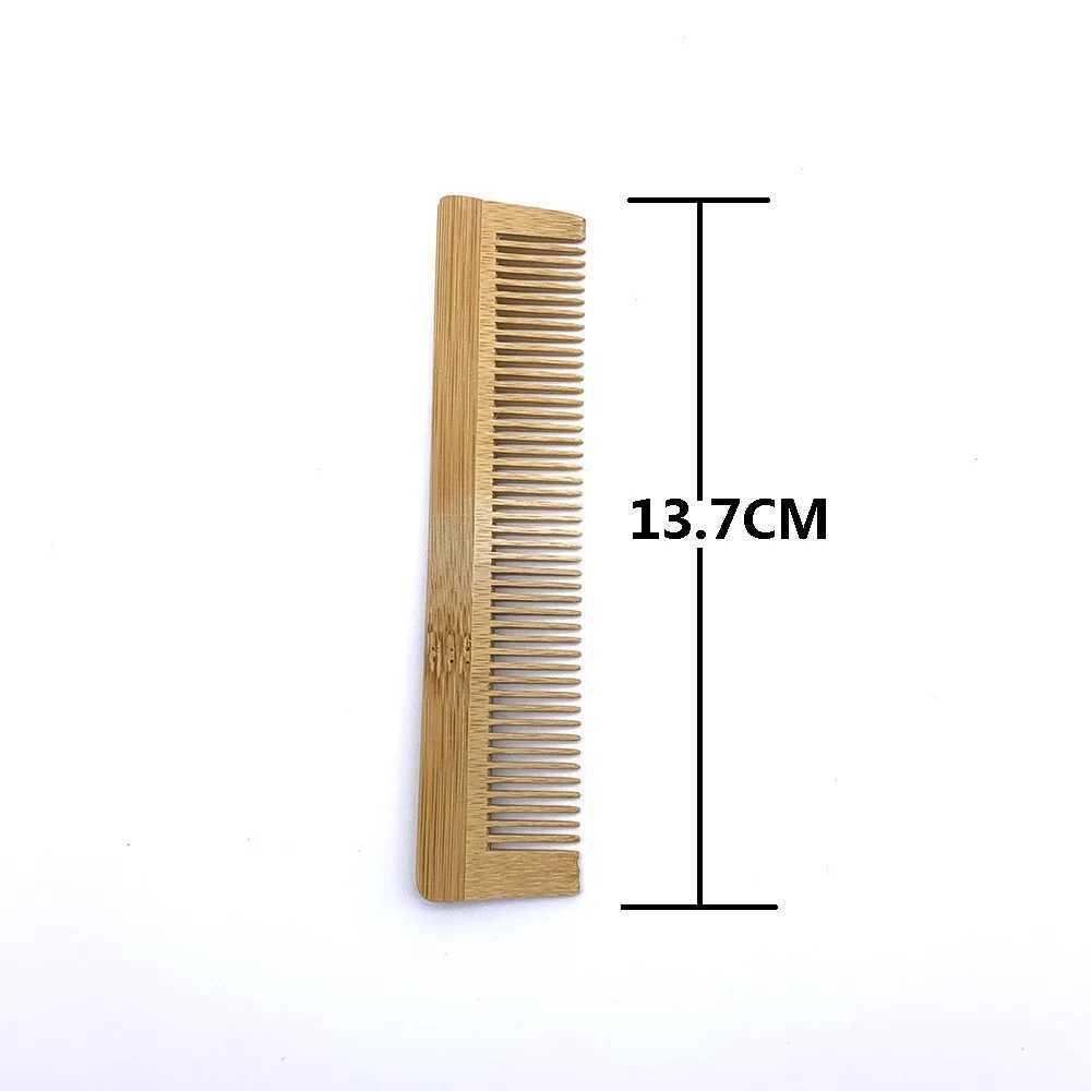 2PCS natural ecological biodegradable bamboo comb massage hair ventilation brush hair care and beauty massage wholesale hair care comb W241112