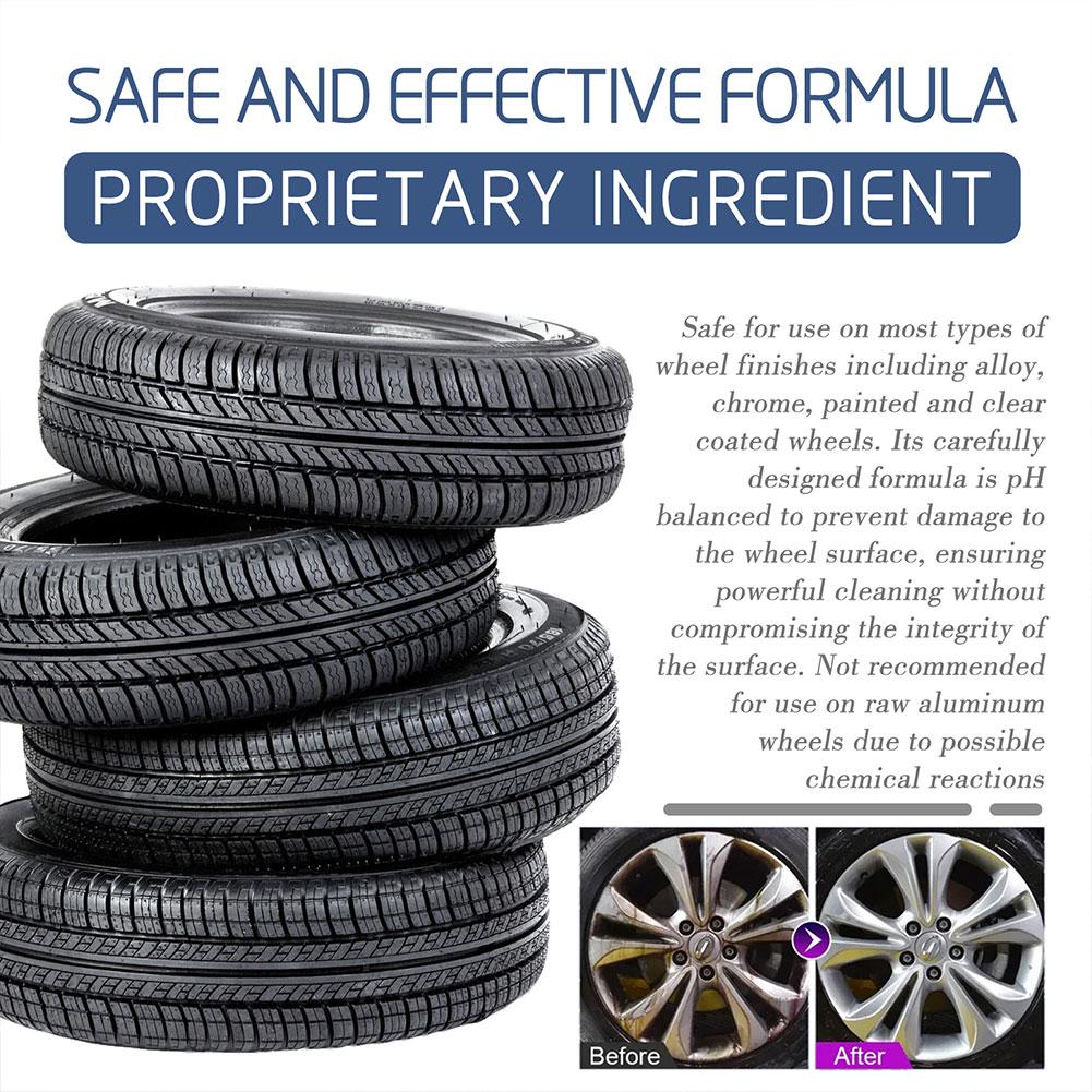 1/2PCS Wheel Cleaner Effective Rust Cleaning Protect Wheels And Brake Discs Auto Detail Chemical Car Care Agent Supplies