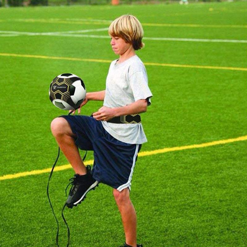 Soccer Ball Juggle Bags Children Auxiliary Circling Belt Kids Football Training Equipment Kick Soccer Trainer Football Kick