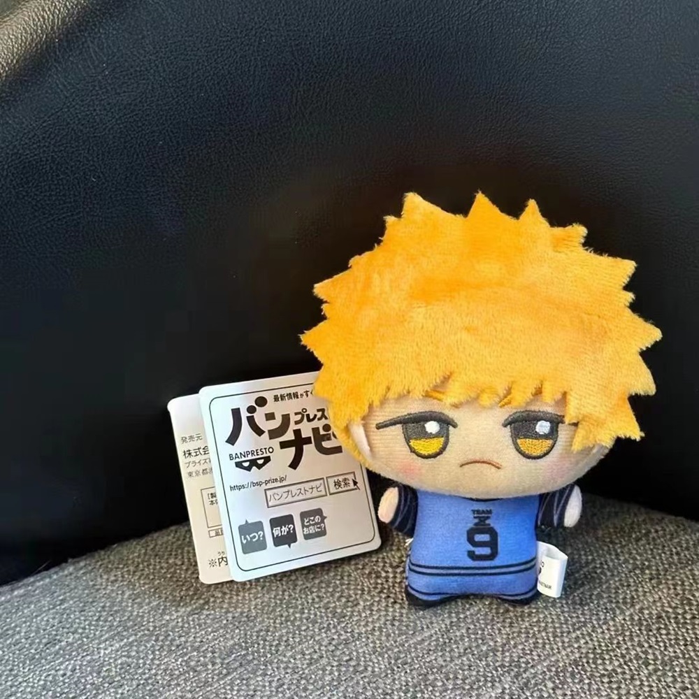 Blue Lock Plush Isagi Yoichi Nagi Seishiro Bachira Meguru Mikage Reo Anime Cosplay Pendant Keychain Stuffed Doll Kids Gift