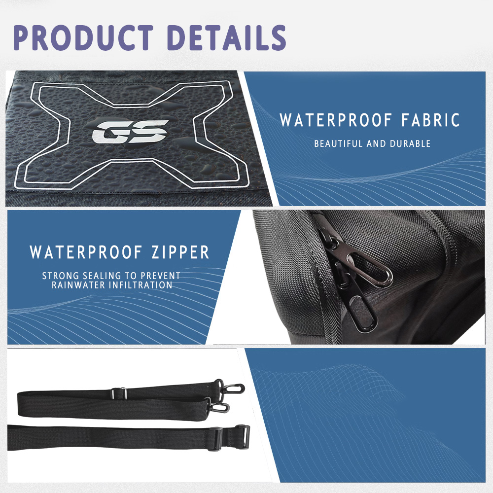 Motorcycle Inner Bags Tool Box Saddle Bag Suitcases Lage For R1200GS ADV Adventure R1250GS R 1200 GS LC F850GS Vario Case